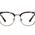 Copper Tortoise Full Rim Round Eyeglasses