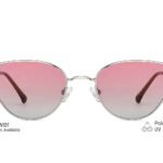 Silver Full Rim Cat Eye Sunglasses