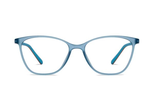 Sky Blue Full Rim Rectangle Eyeglasses