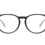 Black Full Rim Round Eyeglasses P133