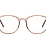 Brown Full Rim Square Eyeglasses