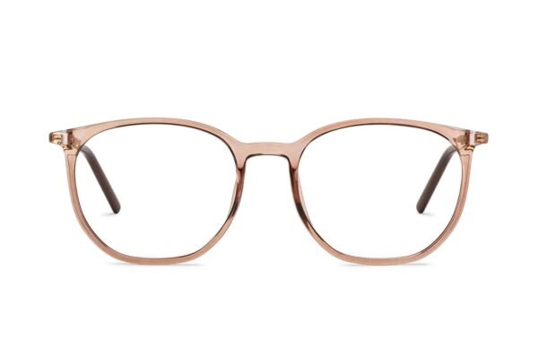 Brown Full Rim Square Eyeglasses